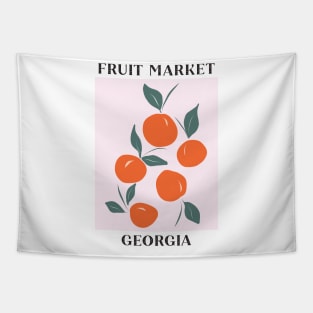 Fruit Market Georgia Peach Tapestry