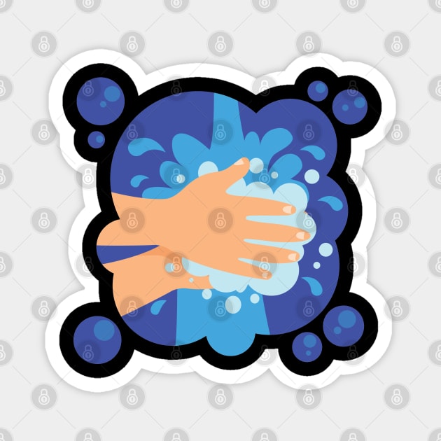 washing your hands Magnet by Orange-C