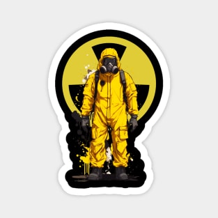 Hazmat Suit Gas Mask Magnet