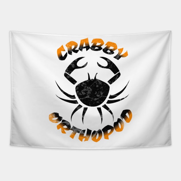 Crabby Orthopod Tapestry by MilesNovelTs