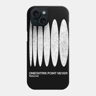 Oneohtrix Point Never / Minimalist Graphic Artwork Design Phone Case