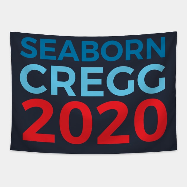 Seaborn Cregg 2020 Election The West Wing Sam Seaborn CJ Cregg Tapestry by nerdydesigns