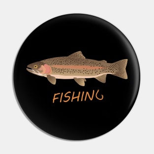 Trout Fishing Pin