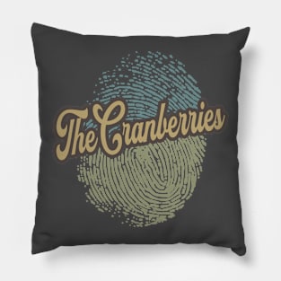 The Cranberries Fingerprint Pillow