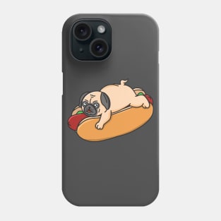 Hot Dog Pug Dog Phone Case
