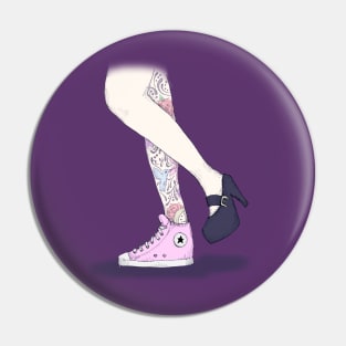 Girl Shoes Pin