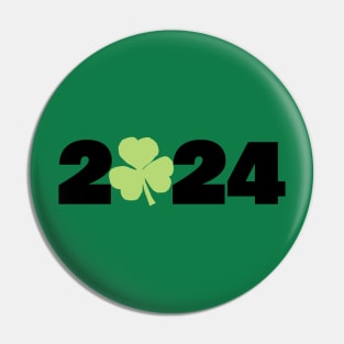 St Patricks Day 2024 Shamrock Pin