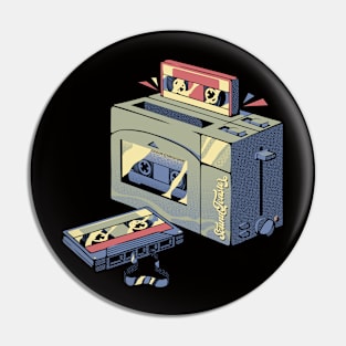 Toaster Tape Vintage Music by Tobe Fonseca Pin