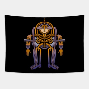 robot suit Tapestry