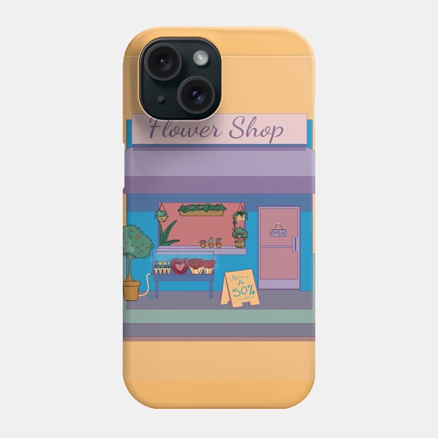 Flower Shop Phone Case by AngeliqueMonique