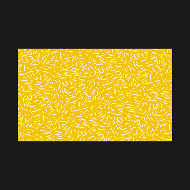 Yellow and White Abstract Lines by annaprendergast