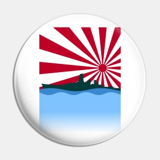 Imperial Japanese Battleship Pin