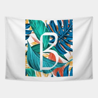 Tropical Alphabet “B” Tapestry