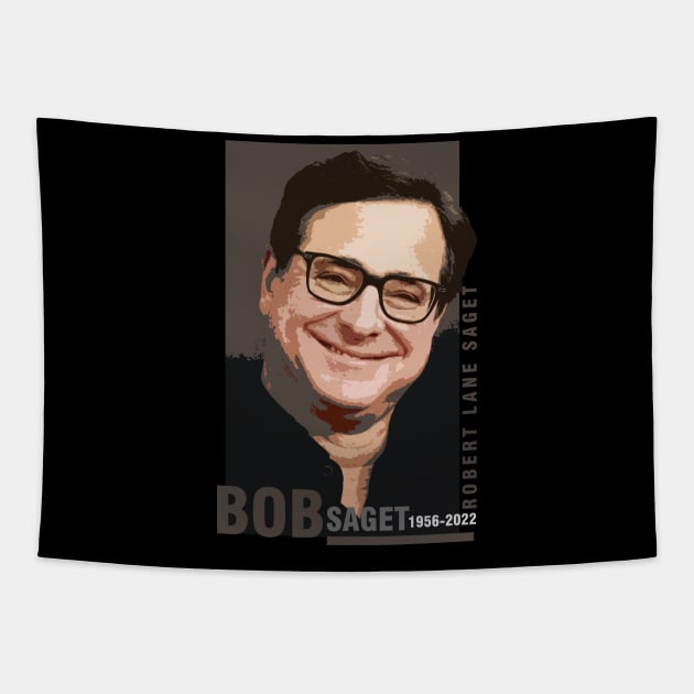 bob saget rip Tapestry by Dami BlackTint