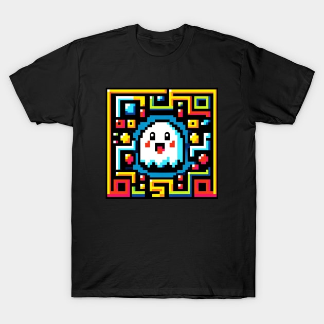 Retro Arcade Game Ghost T-Shirt Retro Arcade Game Ghost T-Shirt