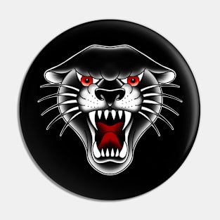 HomeSchoolTattoo Panther Pin