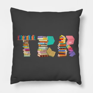 To Be Read Pile Pillow