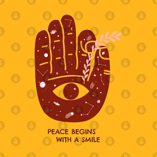 Peace Begins with a Smile by Keffi