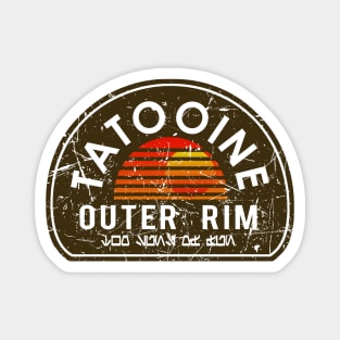 Tatooine Travel Sticker 2 Magnet