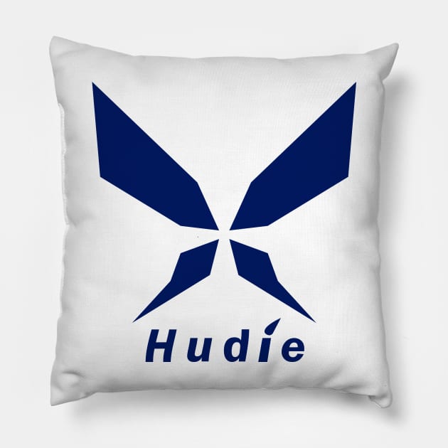 Hudie (blue) Pillow by Jawes