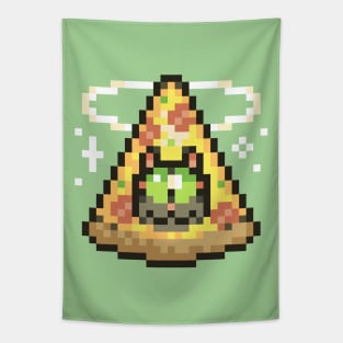 Illuminati Pizza Cat Tapestry