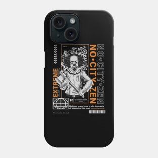 Retro Clown Design Phone Case