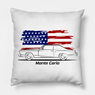 Racing Monte Carlo Art Pillow