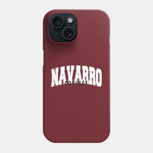 Navarro College White Phone Case