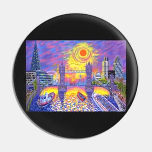 Sunset-Pool of London Pin