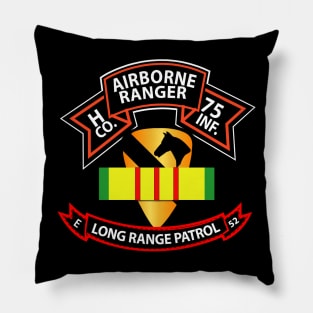 H Co 75th Ranger - 1st Cav - VN Ribbon - LRSD - 1 Pillow