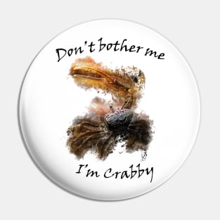 Don't bother me I'm crabby Pin