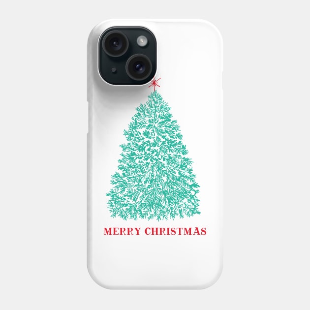 Christmas Tree Phone Case by SWON Design