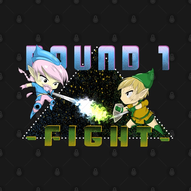 Anime Elves Manga Space Fight by DAGHO