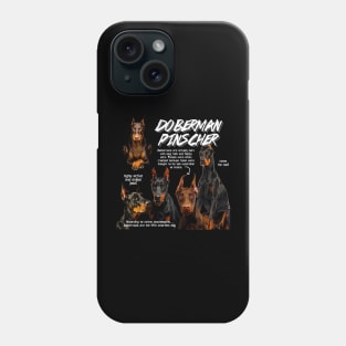 Doberman Pinscher Fun Facts Phone Case