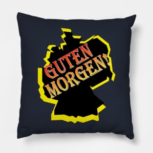 guten morgen deutsch deutschland german germany Pillow