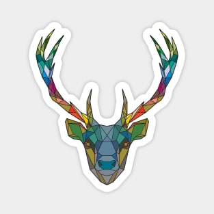 geometric deer Magnet