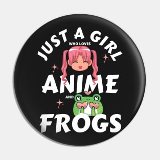 Just a girl who loves anime and frogs Pin