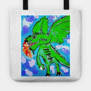 Fire Breathing Dragon Tote