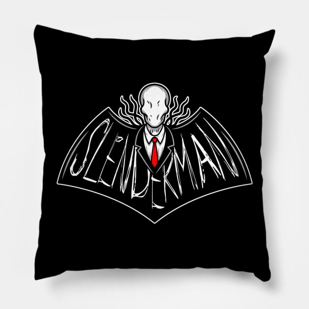 The Slender Knight Pillow by BWartwork