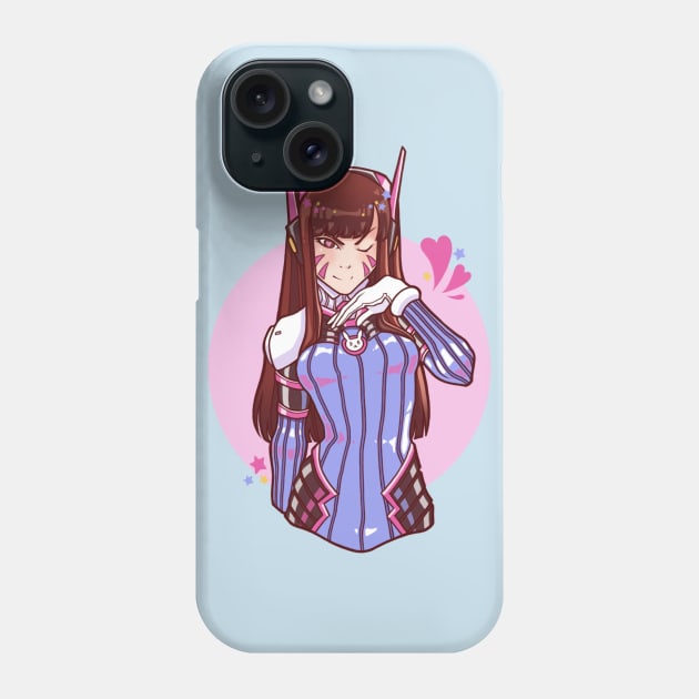 Sassy D.Va Phone Case by Jennwhale