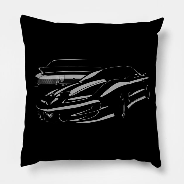 Firebird WS6 Pillow by AutomotiveArt