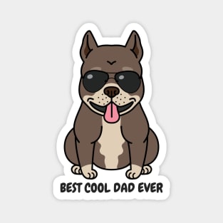 Best Cool Dog Dad Ever Magnet