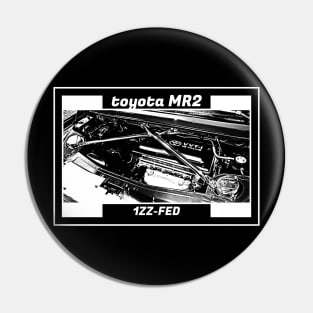 TOYOTA MR2 MK3 ENGINE (Black Version) Pin