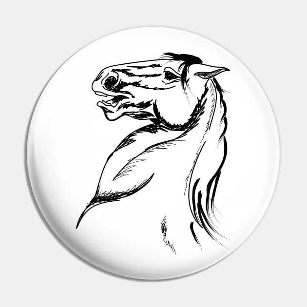 Rearing Horse Pin by SWON Design