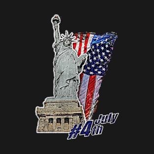 4th of July - Liberty T - Shirt T-Shirt