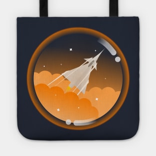 Fighter jet in space Tote