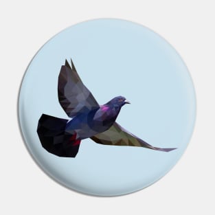 Low Poly Pigeon Pin