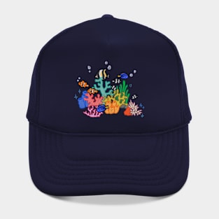 Coral reef friends Hat