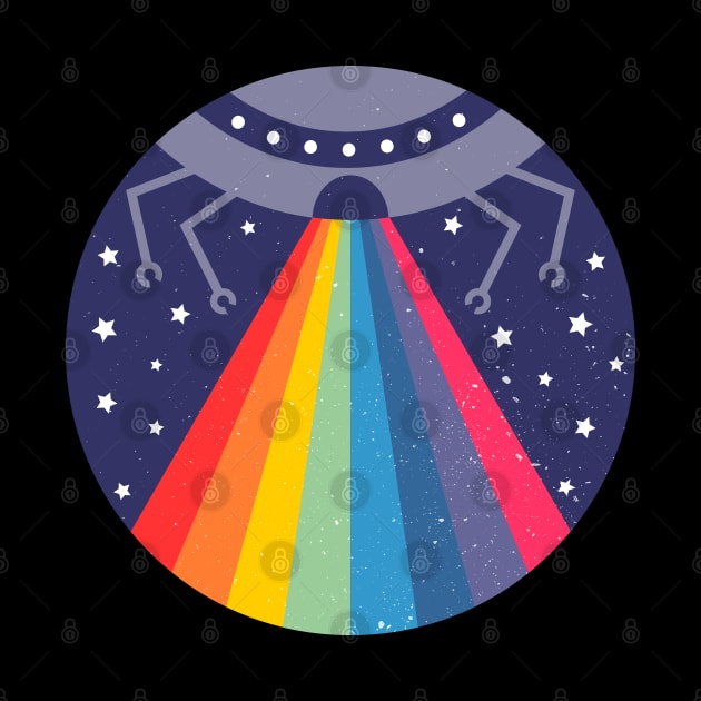 Alien Abduction Rainbow by Tamara Lance