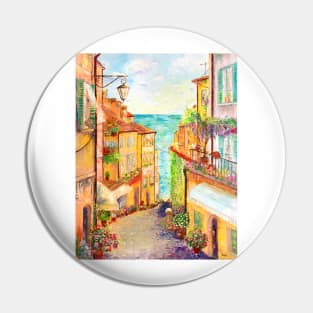 Seaside Village Pin